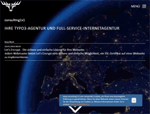 Tablet Screenshot of consulting1x1.com